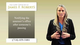 Notifying the Assessor's Office After Someone Passes Away