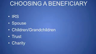 options for choosing an IRA beneficiary
