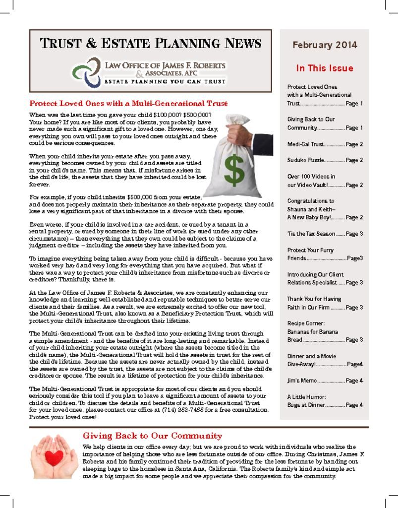 thumbnail of Newsletter-Feb.-2014